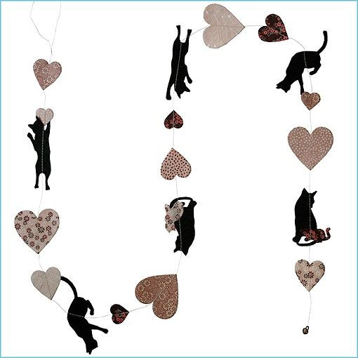LLA500K-Playing Cats Garland