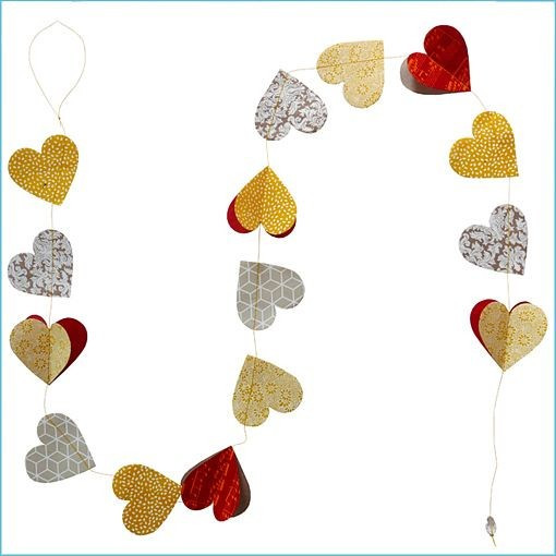 LLA578K-Hearts Swing Garland