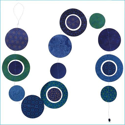 LLA581K-Kumiko Blues Garland