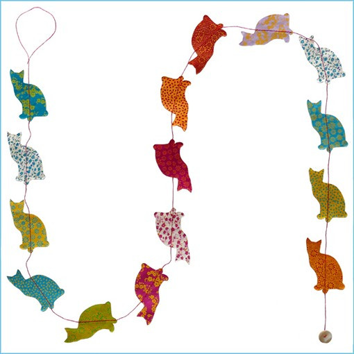 LLA618-Kittens Garland