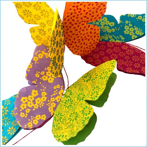 LLA619-Double Butterfly Garland