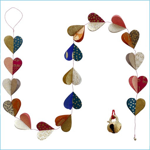 LLA625M-Double Heart Garland