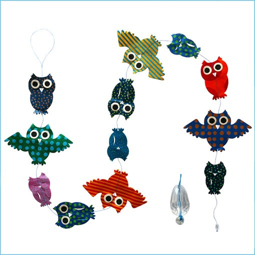 LLA633-Zanzibar Owl Garland