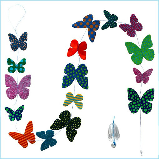 LLA634-Zanzibar Butterfly Garland