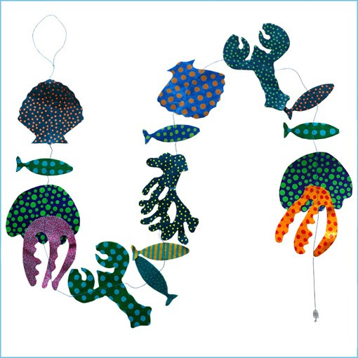 LLA662-Zanzibar Shells Garland