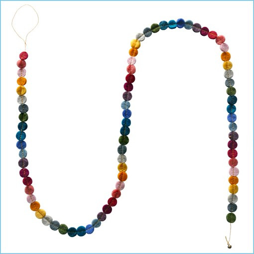 LLF707-Felt Dot Garland
