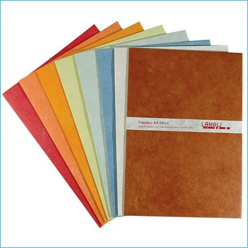 A4B - Pack of 10 sheets of Testamali Lokta paper Thin - 21x29,7cm