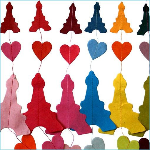 LLA150-Eiffel Tower Garland