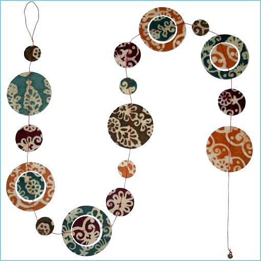LLA239-Planets Batik Garland